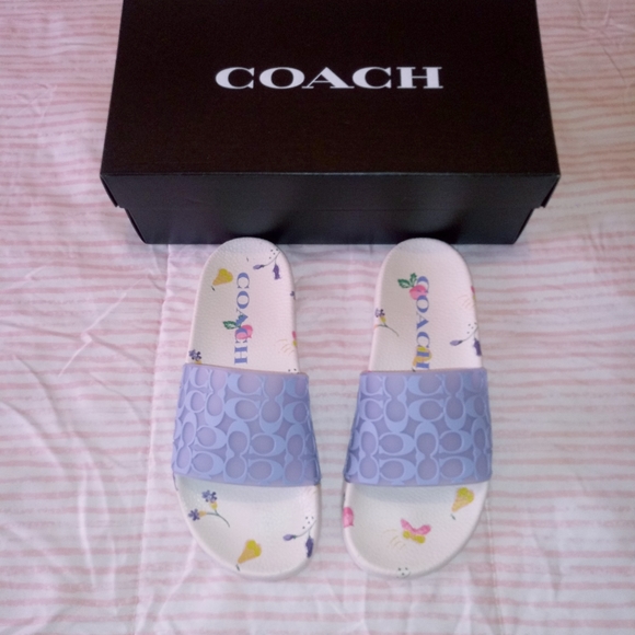 SOLD- Coach Udele Slides Sandals - Picture 2 of 11